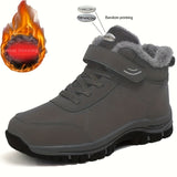 Benedetta™ | Plush-lined hook-and-loop lace-up hiking ankle boots
