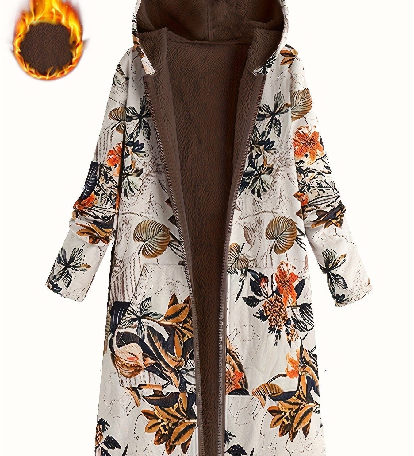 Flora™ | Long Floral Coat