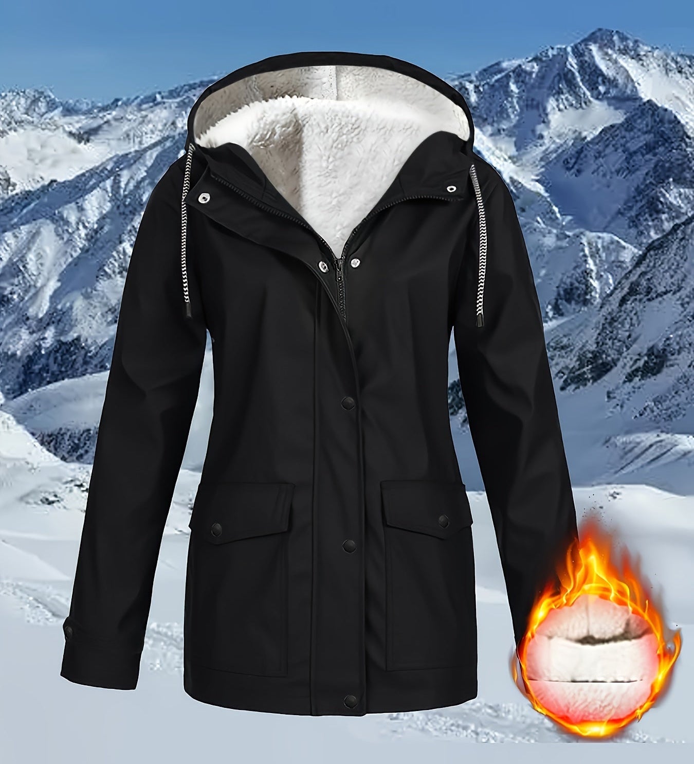 Zara™ | Warm-Lined & Water-Resistant Hooded Parka Jacket