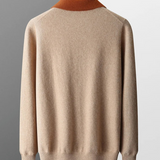 Cashmere Zip-Closure Castelle Polo