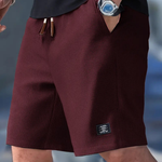 Lusitana Fashion - Cozy Waffle Knit Shorts