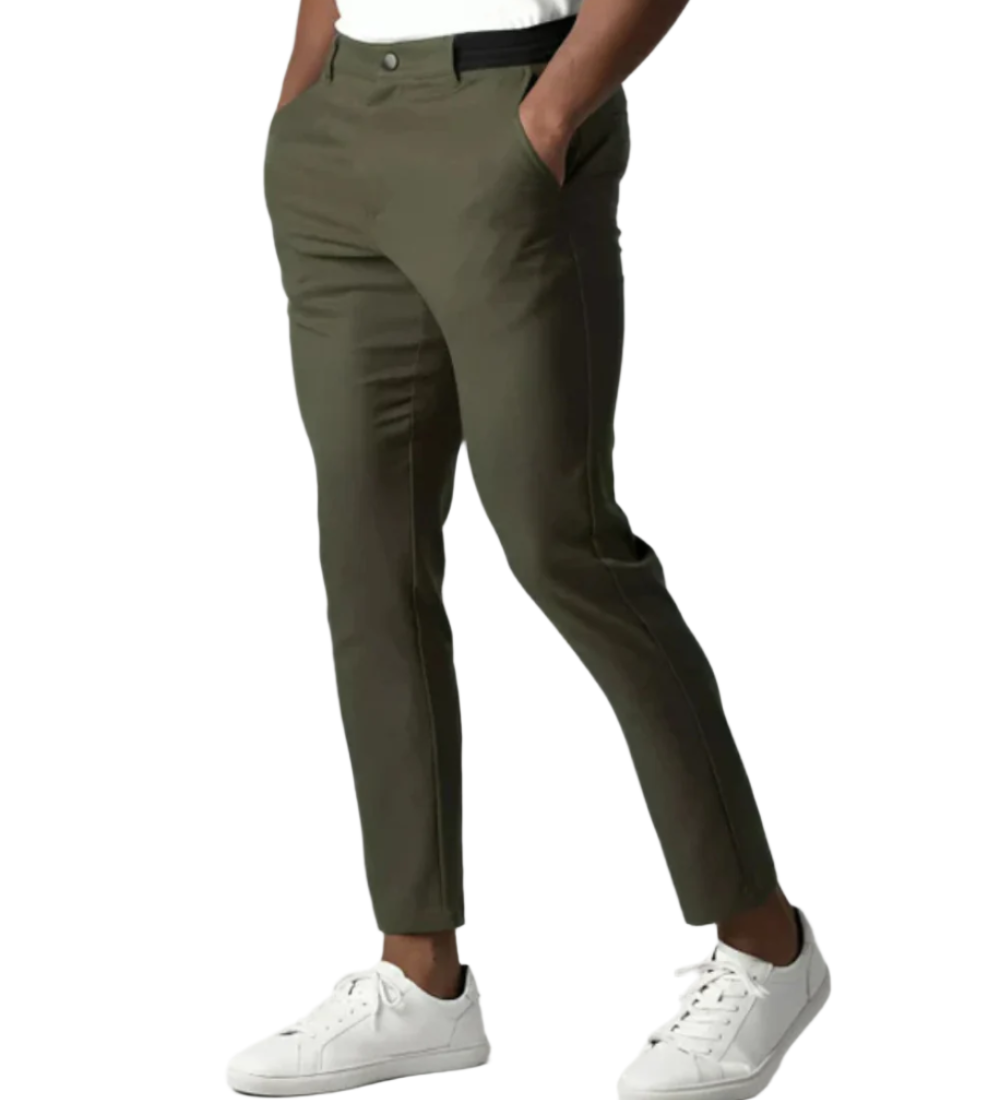 Elio Flexible Cotton Trousers