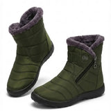 Lucero™ | Quilted Fleece-Lined Zip Winter Boots