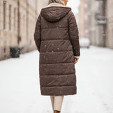 Helena™ | Hooded sherpa-lined puffer coat