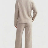 Lorenza™ | Ribbed V-neck two-piece lounge set