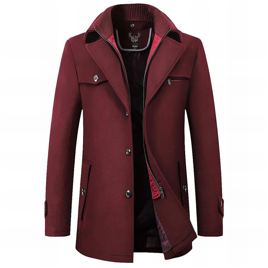 Chic Wool Overcoat