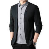 2-in-1 Shirt and Knit Jacket Combo