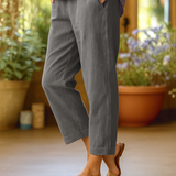 Brigida™ | Elegant and Lightweight Summer Cotton Pants