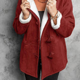 Salma™ | Cozy Fleece-Lined Toggle-Front Duffle Coat