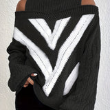 Noa™ | Elegant Off-Shoulder Sweater