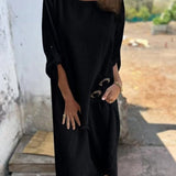 Raw Hem Asymmetrical Tunic Set