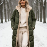 Helena™ | Hooded sherpa-lined puffer coat