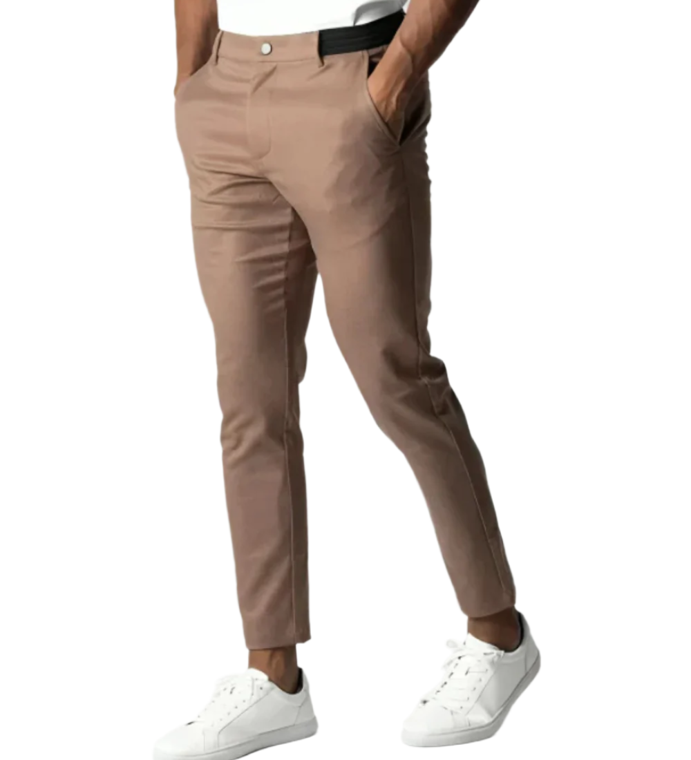 Elio Flexible Cotton Trousers