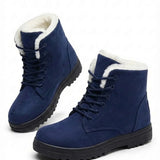 Loretta™ | Lace-Up Fleece-Lined Winter Ankle Boots