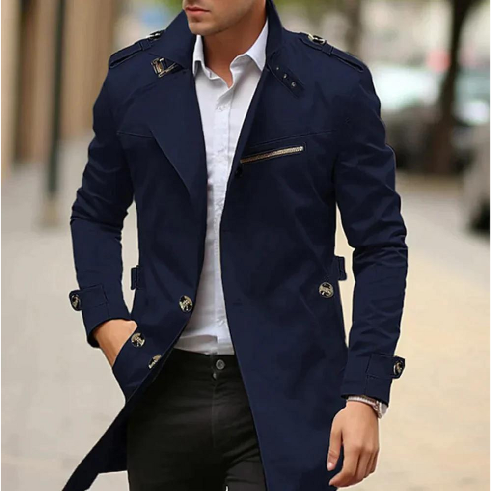 Stylish Men's Trench Coat