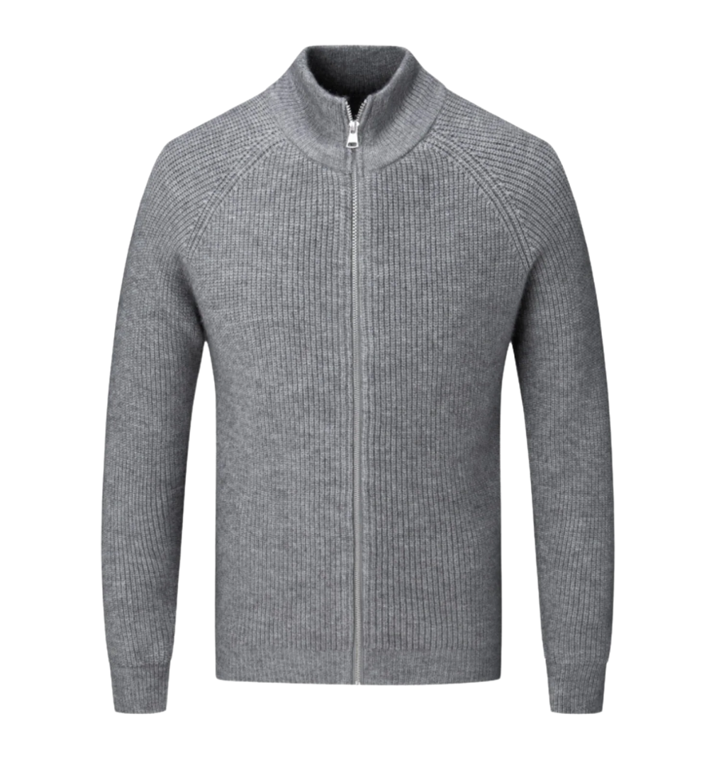 All-Season Merino Wool Zipper Jacket