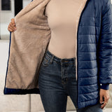 Sophia™ | Sherpa-Lined Quilted Puffer Jacket