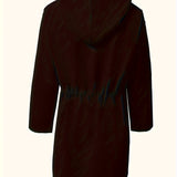 Valentina™ | Zip-Front Drawstring-Waist Hooded Parka Coat