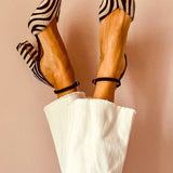 Zebrina™ | Elegant Mid-Heel Sandals