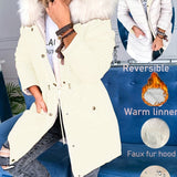 Olivia™ | Reversible Faux-Fur Hooded Parka Coat
