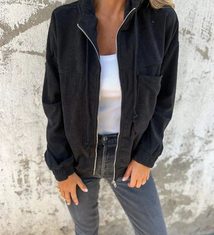 Eliza™ | Casual Cotton Jacket with Hood