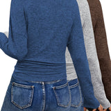 Maura™ | Soft and Stretchy V-Neck T-Shirt | 3-Pack Colors