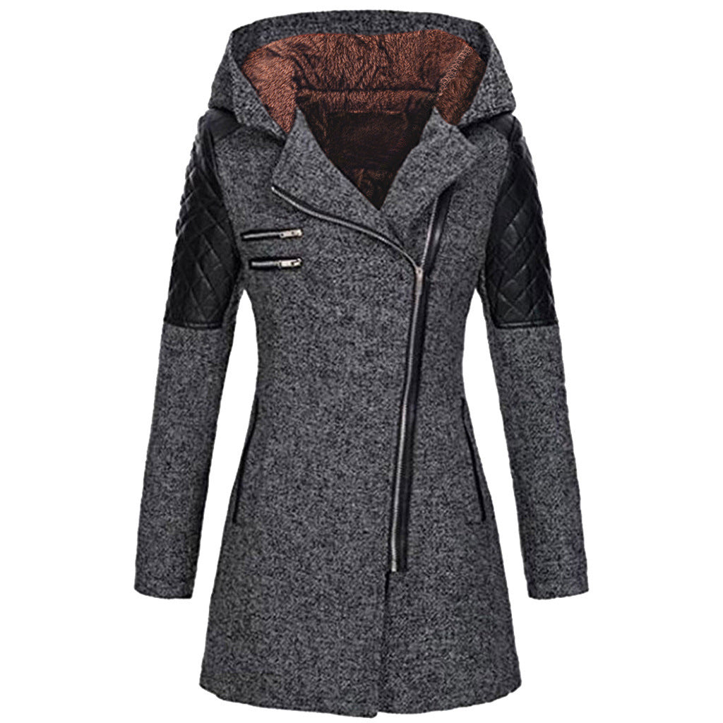 Rosemary™ | Asymmetrical Zipper Coat