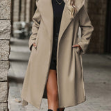 Alexia™ | Tie-Belt Wide-Lapel Wrap Coat