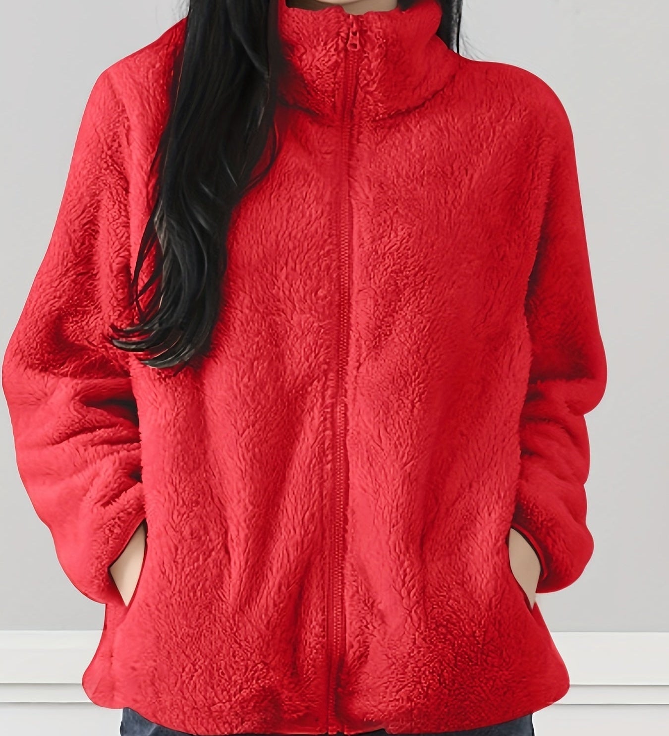 Gafi™ | Textured Fleece Jacket