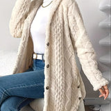 Mel™ | Cozy Hooded Cardigan