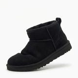 Saskia™ | Plush-Lined Slip-On Ankle Boots