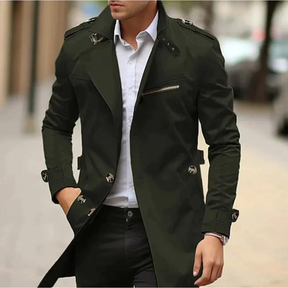 Stylish Men's Trench Coat