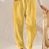 Casual Women's High-Waisted Pants