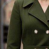 Suzette™ | Double-Breasted Fit-and-Flare Coat
