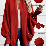 Anisa™ | Elegant Lantern Sleeve Cardigan