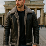 Frederik Aviator Leather Jacket