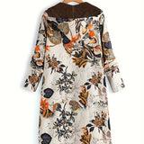 Flora™ | Long Floral Coat