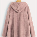 Amona™ | Hooded Plush Coat