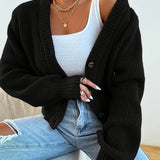 Annabelle™ | Soft Emerald Cardigan, Casual Elegance