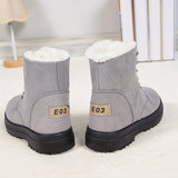 Loretta™ | Lace-Up Fleece-Lined Winter Ankle Boots