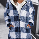 Sarah™ | Oversized Plaid Coat