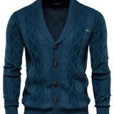 Men's Premium Button-Up Wool Cardigan