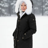 Ceridwen™ | Faux-fur hooded drawstring parka coat