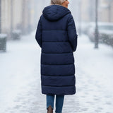 Helena™ | Hooded sherpa-lined puffer coat