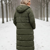 Helena™ | Hooded sherpa-lined puffer coat
