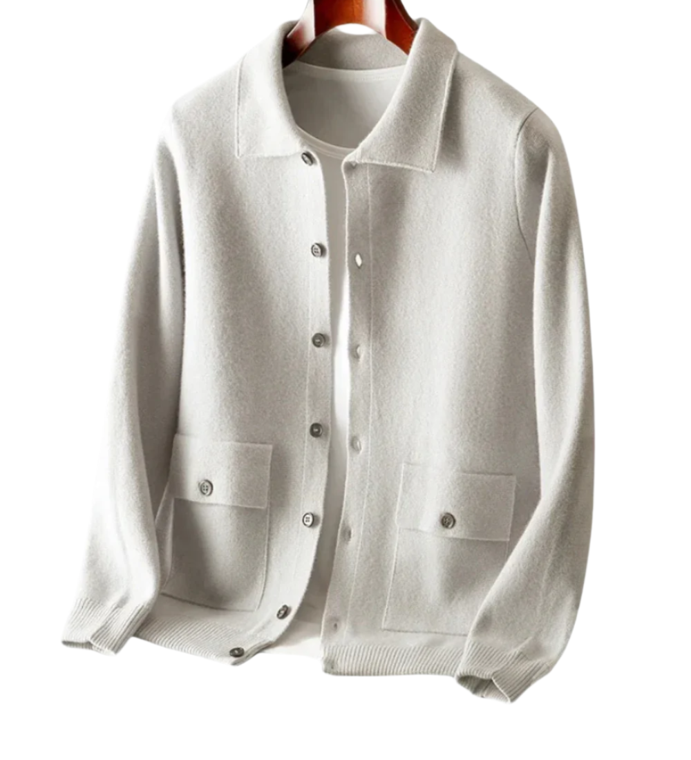 Janus Merino Wool Knit Cardigan
