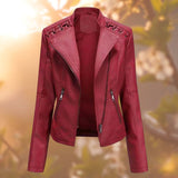 Veronica™ | Elegant Leather Jacket for Women