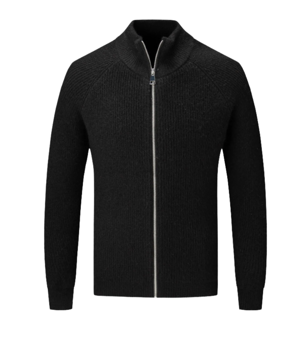 All-Season Merino Wool Zipper Jacket