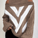 Noa™ | Elegant Off-Shoulder Sweater