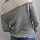 Leila™ | Casual Striped and Color Block Sweater
